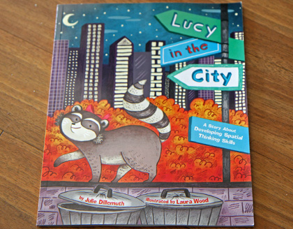 The book “Lucy in the City” by Julie Dillemuth.