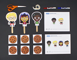 Materials used in Cookie Share.