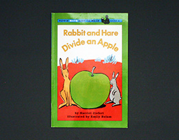 Materials used in Rabbit and Hare Divide an Apple.
