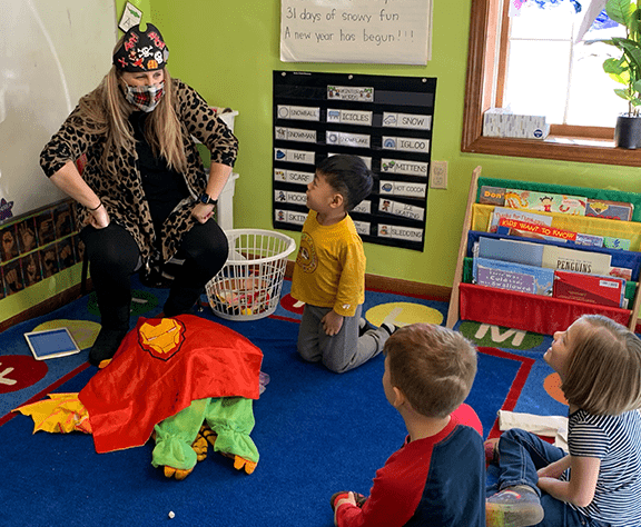 Boy Looks Under Teachers Dress