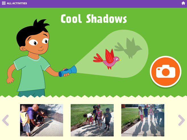 Cool Shadows app screenshot.